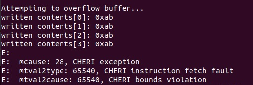 Buffer overflow